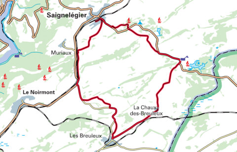 Petite boucle dans les Franches-Montagnes