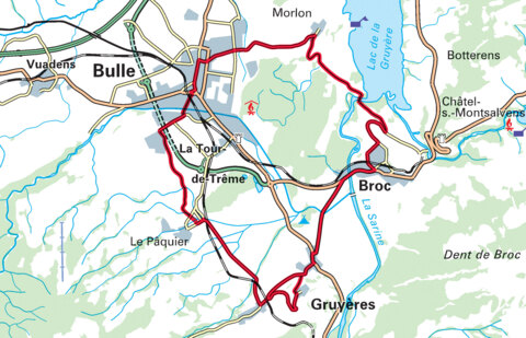 Balade à vélo au coeur de la Gruyère