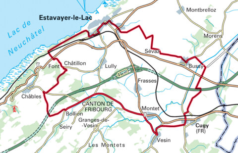 Balade à vélo autour d’Estavayer-le-Lac