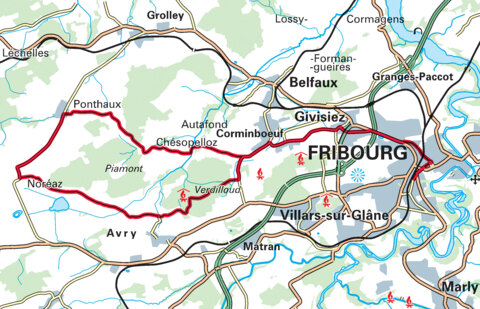 Fribourg Ouest par Seedorf
