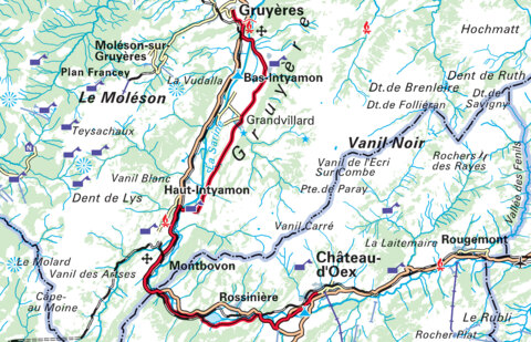 Balade à vélo de la Haute-Gruyère au Pays-d’Enhaut