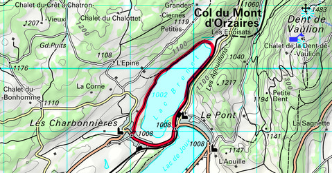 Tour du lac Brenet