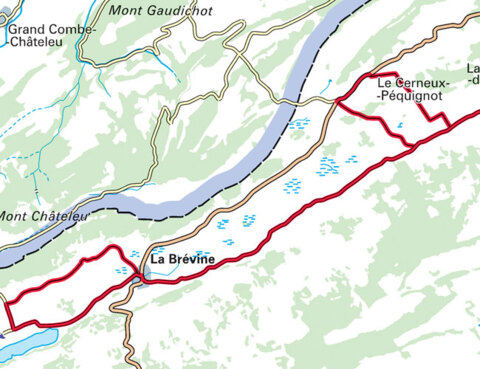 Balade en vélo à la Brévine