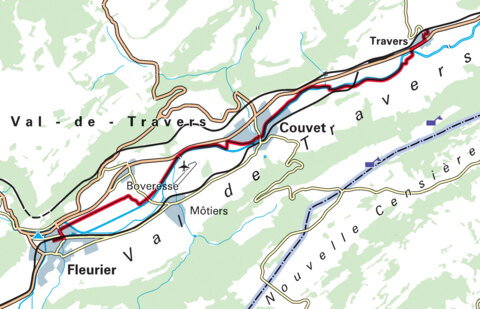 Le Val-de-Travers en pente douce