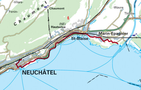 Balade à vélo de Neuchâtel à La Tène