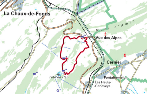 Balade à vélo à La Vue-des-Alpes