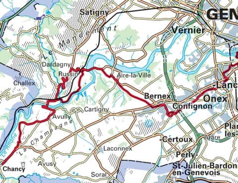 Balade à vélo au fil du Rhône