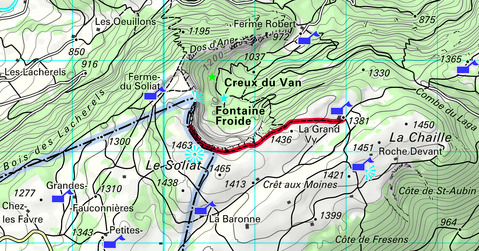 Le Creux-du-Van par La Grand-Vy