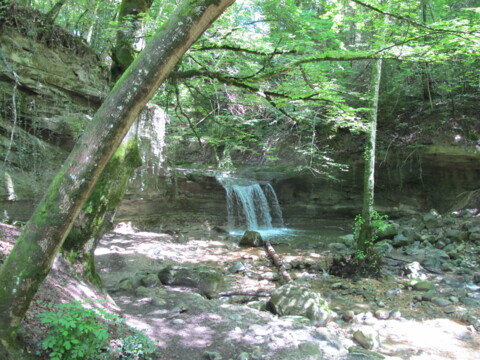 Le sentier de la cascade