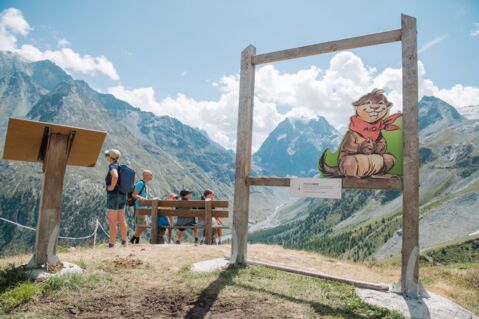 Sentier des marmottes à Arolla