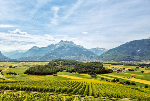 Tour dans le Chablais vaudois à e-bike