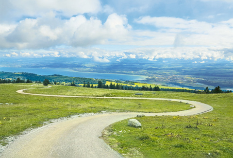 Tour entre Sainte-Croix et le Chasseron à e-bike