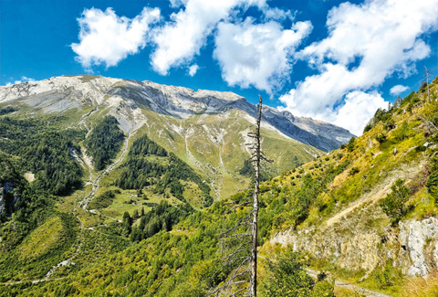 Tour à Anzère à e-bike
