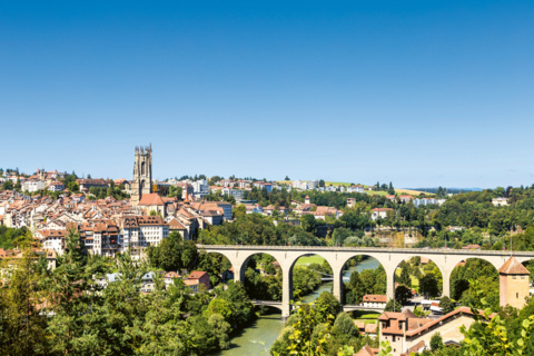Tour autour de Fribourg à e-bike