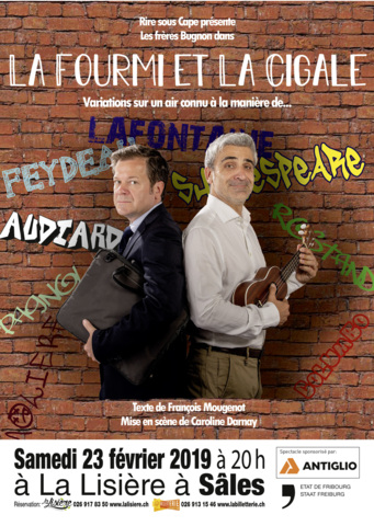 Spectacle « La Fourmi et le Cigale » à La Lisière – Sâles