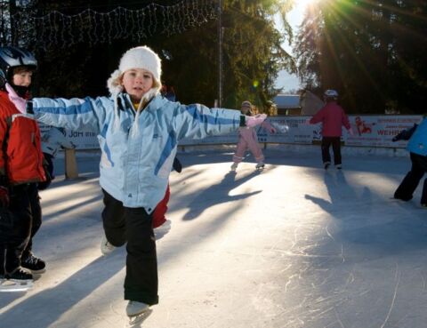 Patinoire en plein air de Gryon