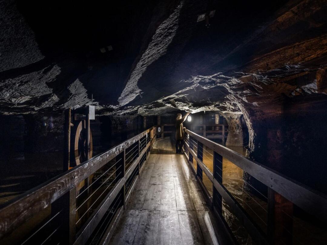 Visite à la lanterne des Mines de Sel de Bex