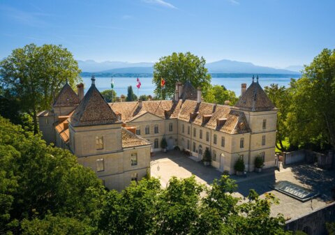 Journée spéciale photo de presses au château de Prangins