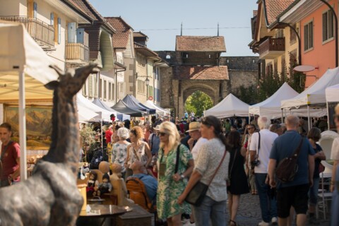 Brocante en plein air – Estavayer-le-Lac (FR)