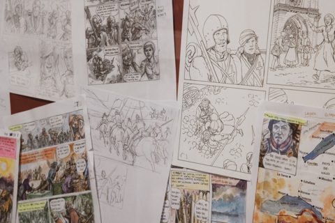 Découvrir l&rsquo;histoire en bande dessinée au Château de Morges