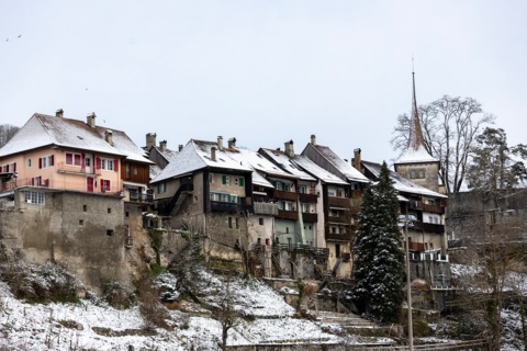 Visites hivernales de Moudon