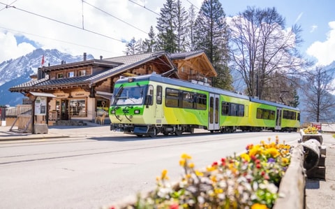 Voyage en train & brunch à Gryon – Transports gourmands Alpes vaudoises