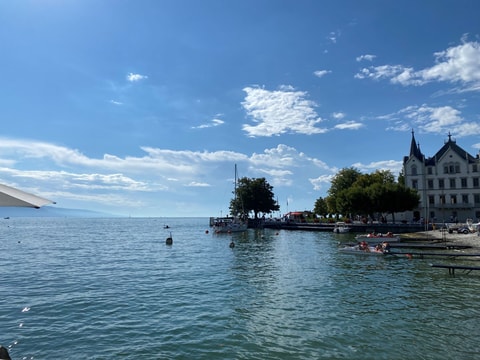 Traversée du lac en paddle depuis Vevey