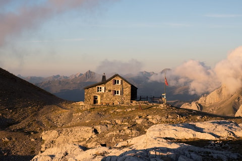 Loretta Gun à la Cabane des Diablerets