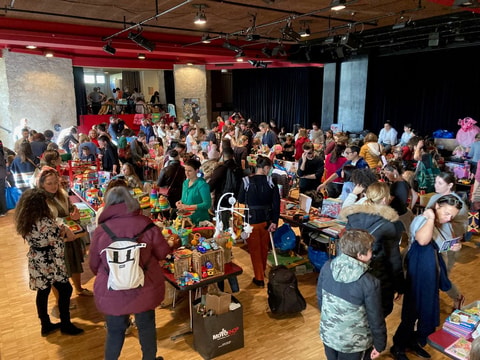 Marché aux jouets à Lausanne