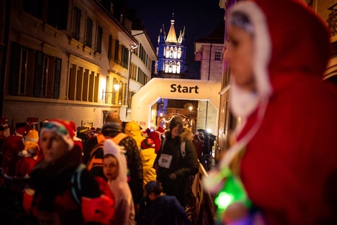 Christmas Run à Lausanne