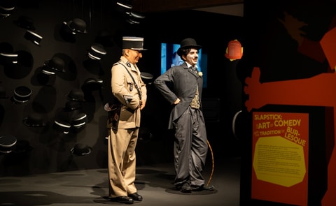 Charlie Chaplin et Louis de Funès: le geste et la parole
