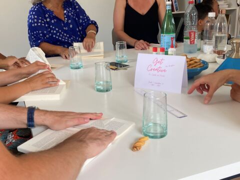 Atelier couverture de cahiers et pliage de livres