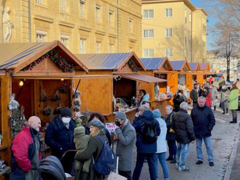 Marché de Noël à Neuchâtel