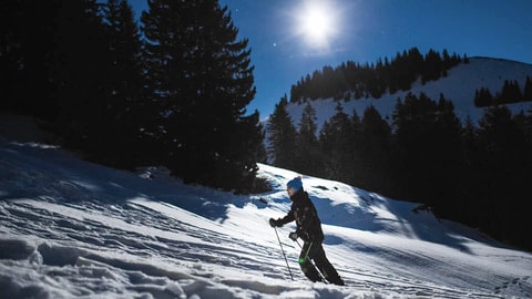Raquettes sous les étoiles aux Paccots (FR)
