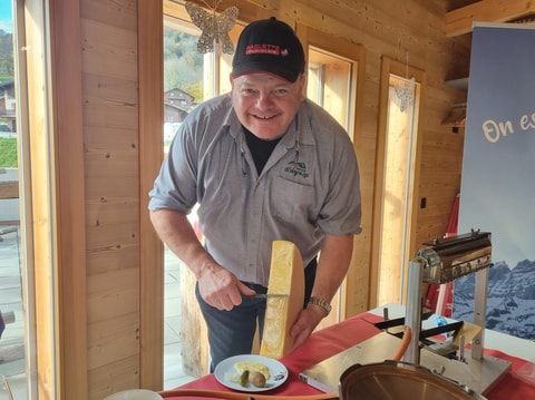 Le Pape de la raclette au Fort de Chillon (VD)