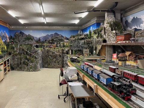 Portes ouvertes du Club romand de Chemin de Fer Miniature à Etagnières (VD)