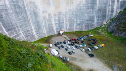 Cinéma Drive-in à Grimentz
