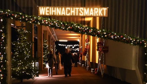 Lumières scintillantes au marché de Noël Kambly
