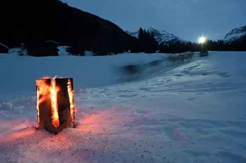 Soirée St-Valentin en chiens de traineau dans le val d&rsquo;Hérens (VS)