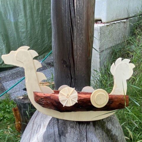 Course des petits bateaux sur le Bisse d&rsquo;Ayent