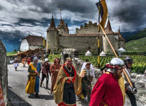 Fête médiévale au château d&rsquo;Aigle (VD)