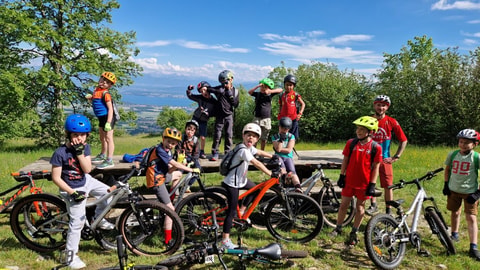 Course de VTT enfants à Saint-Cergue