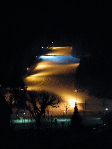 Ski nocturne et fondue à St-Cergue