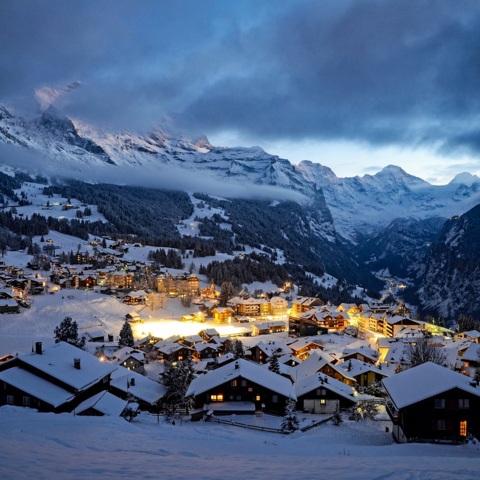 Ski authentique à Wengen