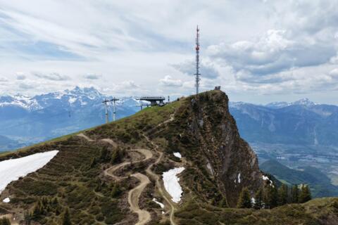 Piste de descente VTT Grand Chamossaire – Bretaye