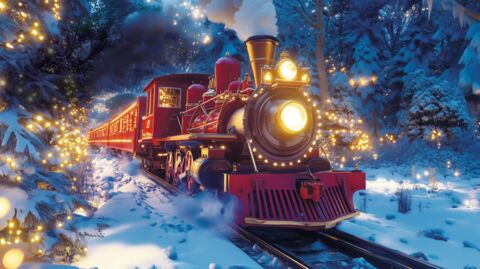 L’express du père Noël à Marin Centre