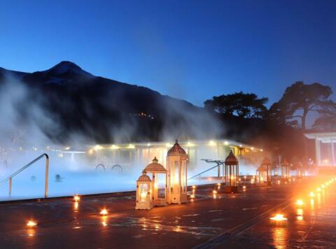 Baignades aux chandelles – Bains de Lavey