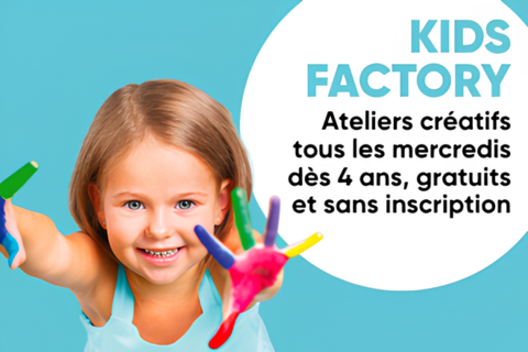 Kids factory : les ateliers créatifs du mercredi aux Centres Manor