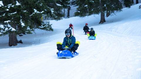 Piste de luge des Mayens de Saxon