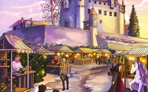 Marché fantastique du Château d&rsquo;Oron